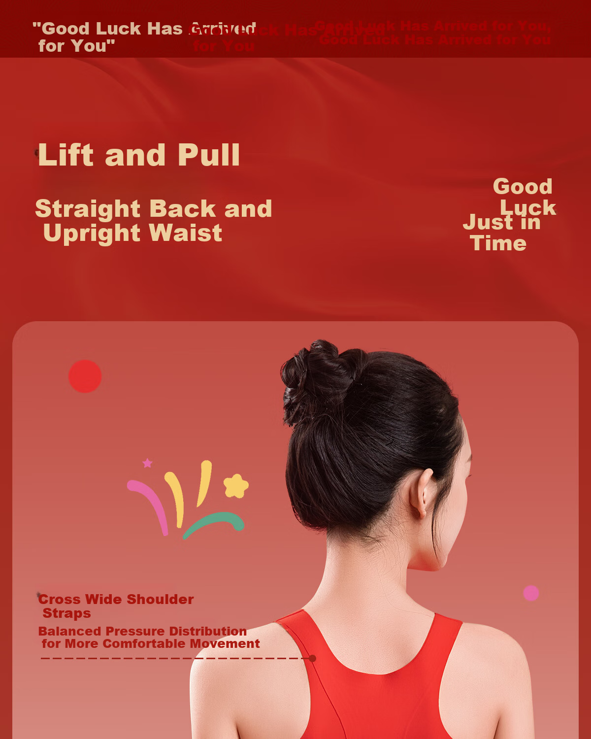 GRACEWELL Girls' Red Lunar New Year Underwear Set 2026 Year of the Horse Clothes Children's Adolescent Bra Vest Age 12 18