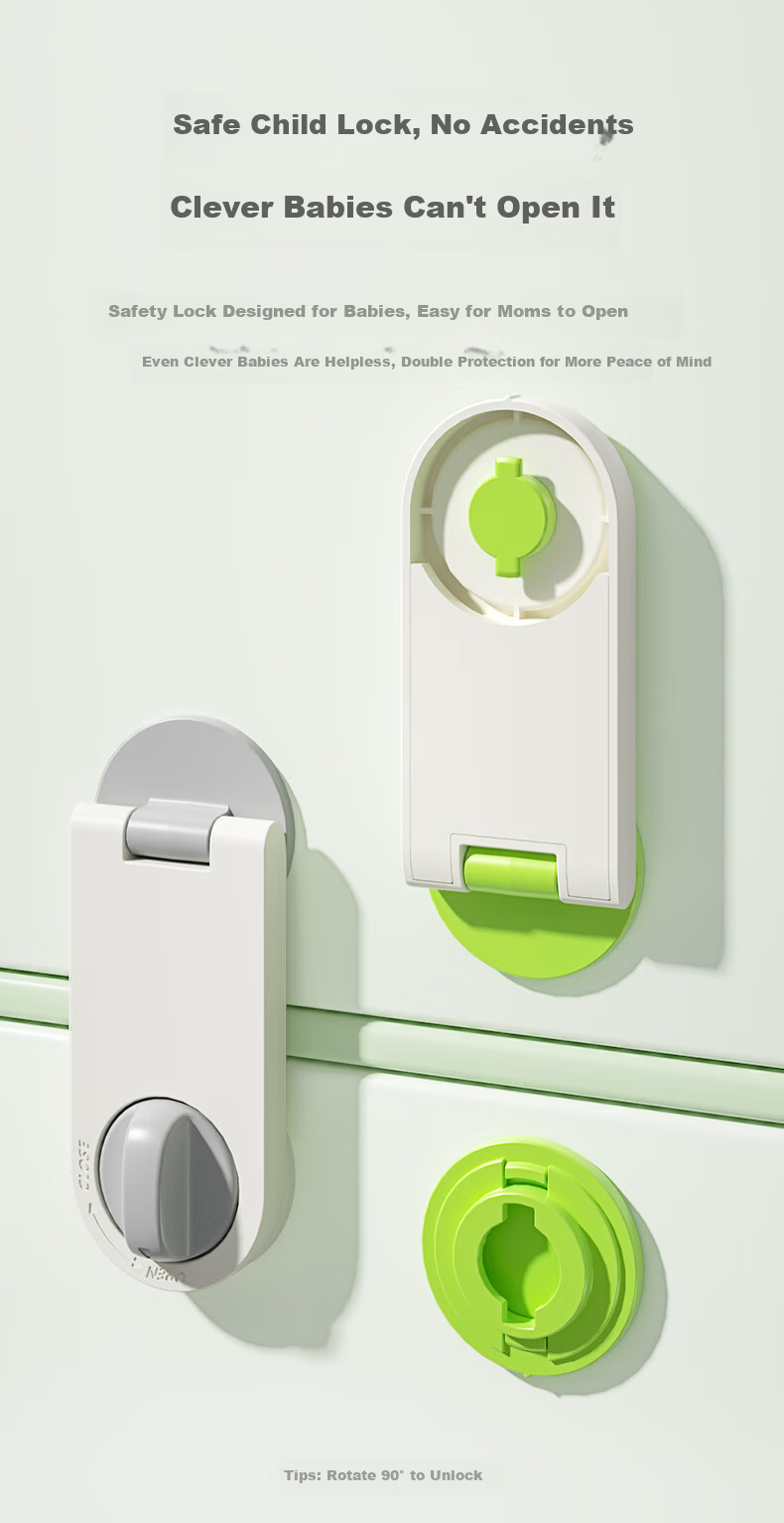Beideli Child Safety Sliding Window Lock Windproof Anti-Fall Window Restrictor 1 Set 6