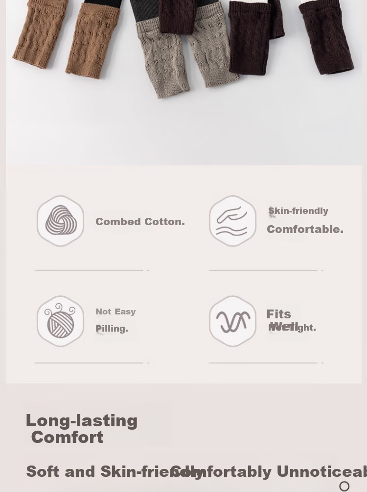 LangSha Girls' Fleece-Lined Thickened Autumn Winter Tights Layered Socks Children's Leggings Winter Baby Outdoor Long Pants 3