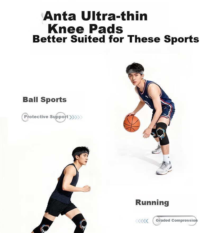 Anta Knee Brace Sports Running Knee Support for Men and Women Basketball Badminton Cycling Mountaineering Fitness Professional Patella Strap 3
