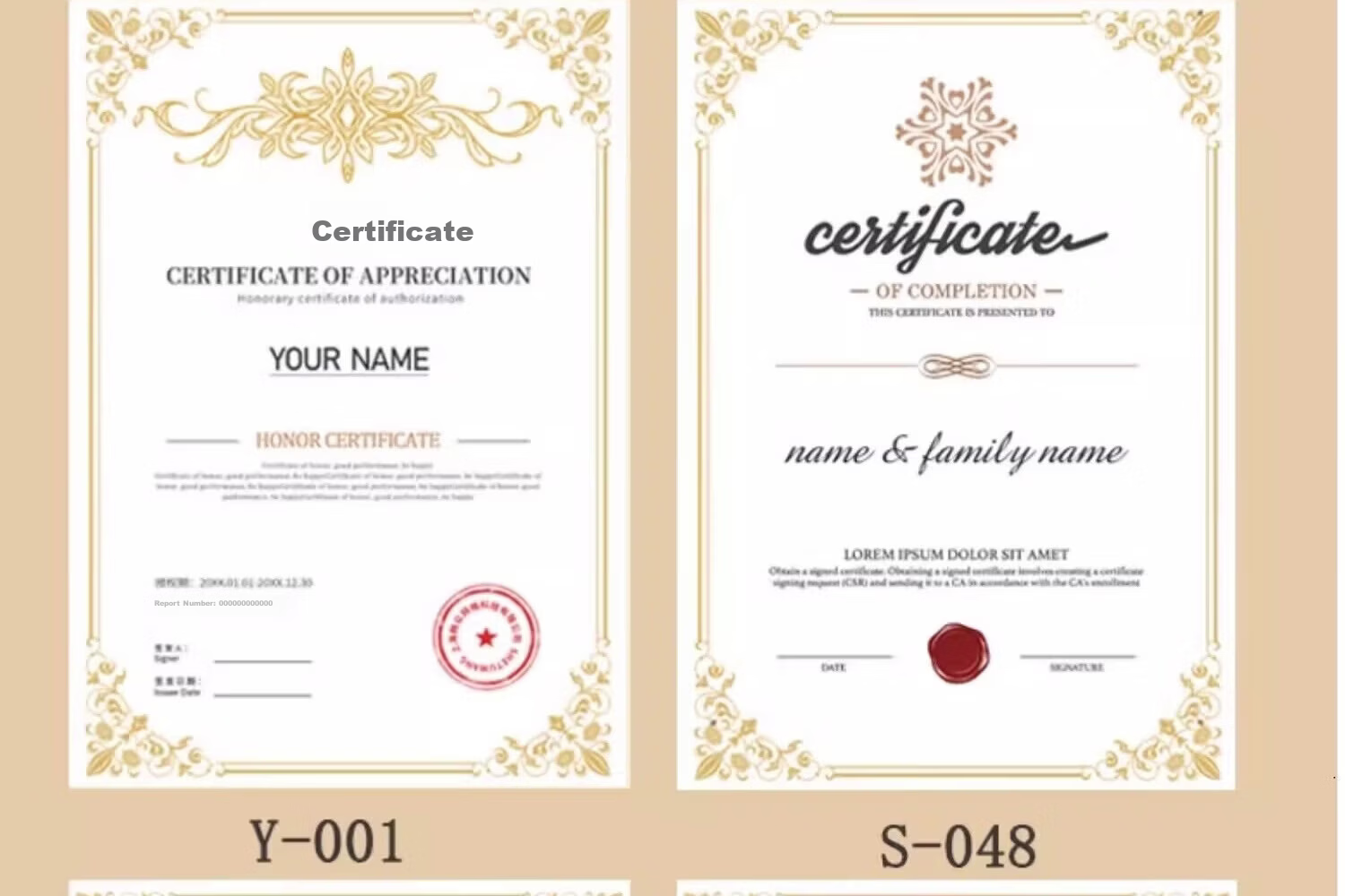 Shuxing New Style Honor Certificate Custom Graduation Certificate Appointment Letter Notification Authorization Inner Pages Custom Kindergarten School Business Core Printing A4 European Style 34