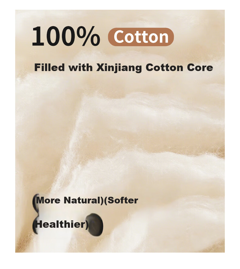 Grace A-Class Pure Cotton Pillow Core 100% Cotton Pillow for Adults Neck Support Pillow 8