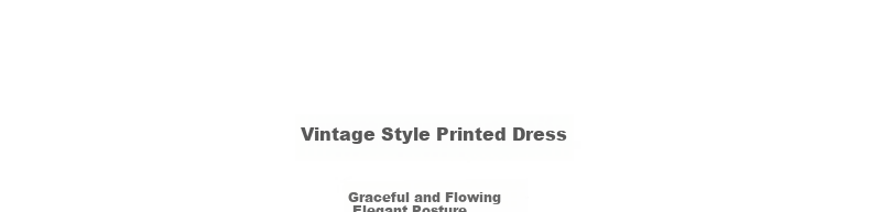 Demana [Bamboo Breeze] Summer Faux Two-Piece Ruffle Vintage Print Slimming Lightweight Flowing Women's Dress 4
