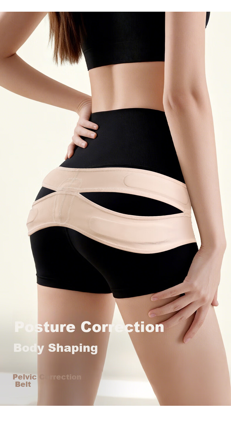 NAILEKESI N Medical Sacroiliac Joint Lumbar Support Belt Postpartum Pelvic Tilt Corrector Tailbone Hip Repair Stabilization Belt M 2