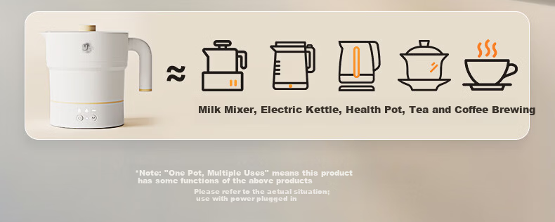Xinbei Thermostatic Kettle Portable Foldable Baby Milk Warmer Milk Temperature Controller Water Boiler Health Kettle 3