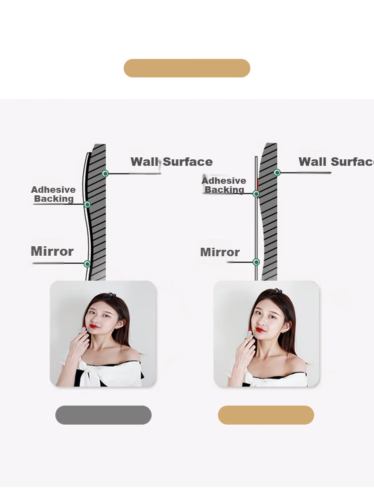 XINGKAI Acrylic Soft Mirror Full-Length Wall-Mounted Dressing Mirror Home Use HD Mirror JY61 30*120 5