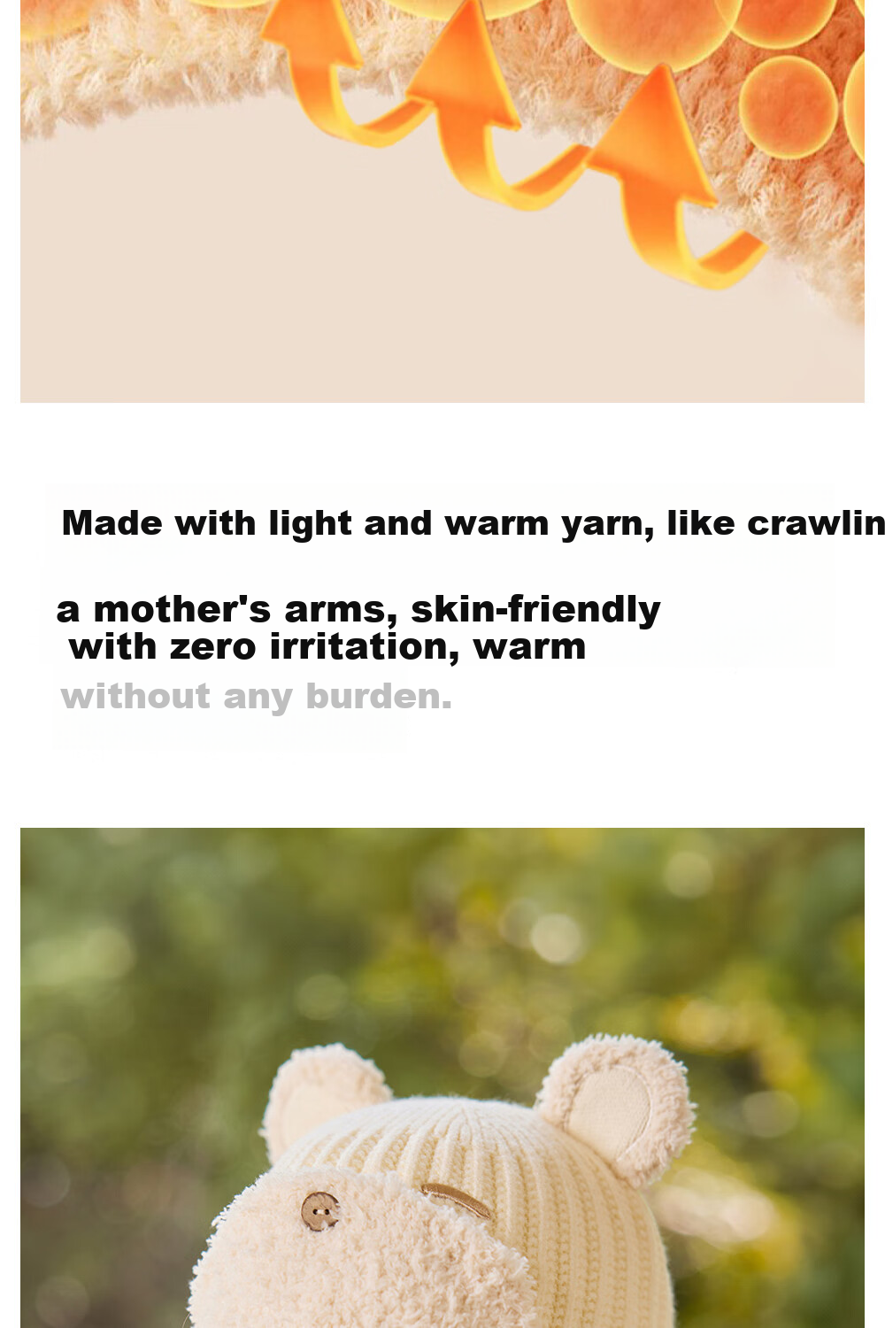 Betis Baby Hat Autumn Winter Infant Boys Windproof Warm Knitted Earflap Hat Spring Autumn Wool Hat 7
