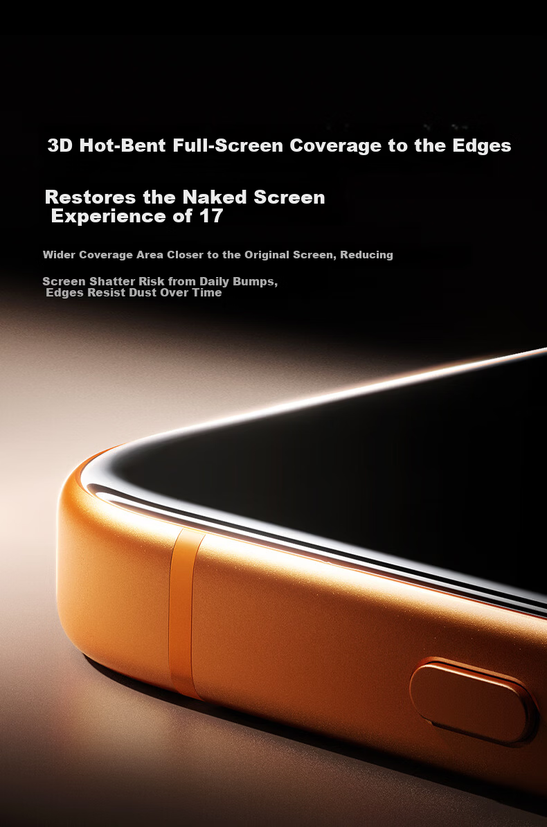 UGREEN 3D Curved AR Corning Ultra Tempered Glass Screen Protector for iPhone 17 Pro Max with Magnetic Sputtering AR Reflectance ≤0.75% 14