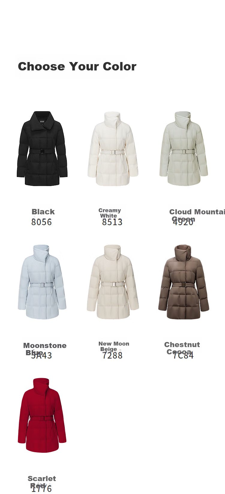 BOSIDENG Women's Winter Goose Down Business Thickened Lapel Coat Gift Red New Year Jacket Hot Sale 11