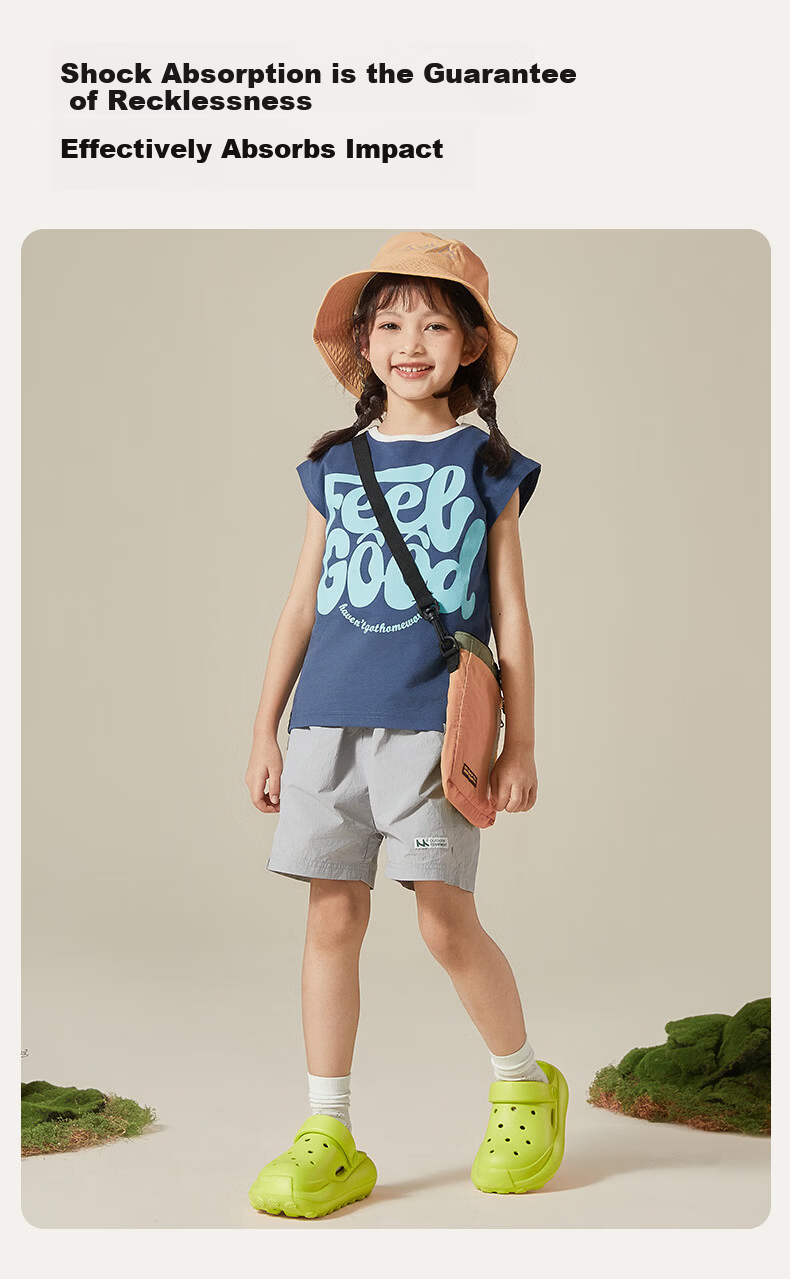 Puxiyun Cloud Children's Clog Boys' Sandals Closed-Toe Anti-Kick Baby Slippers Girls' Beach Shoes 6