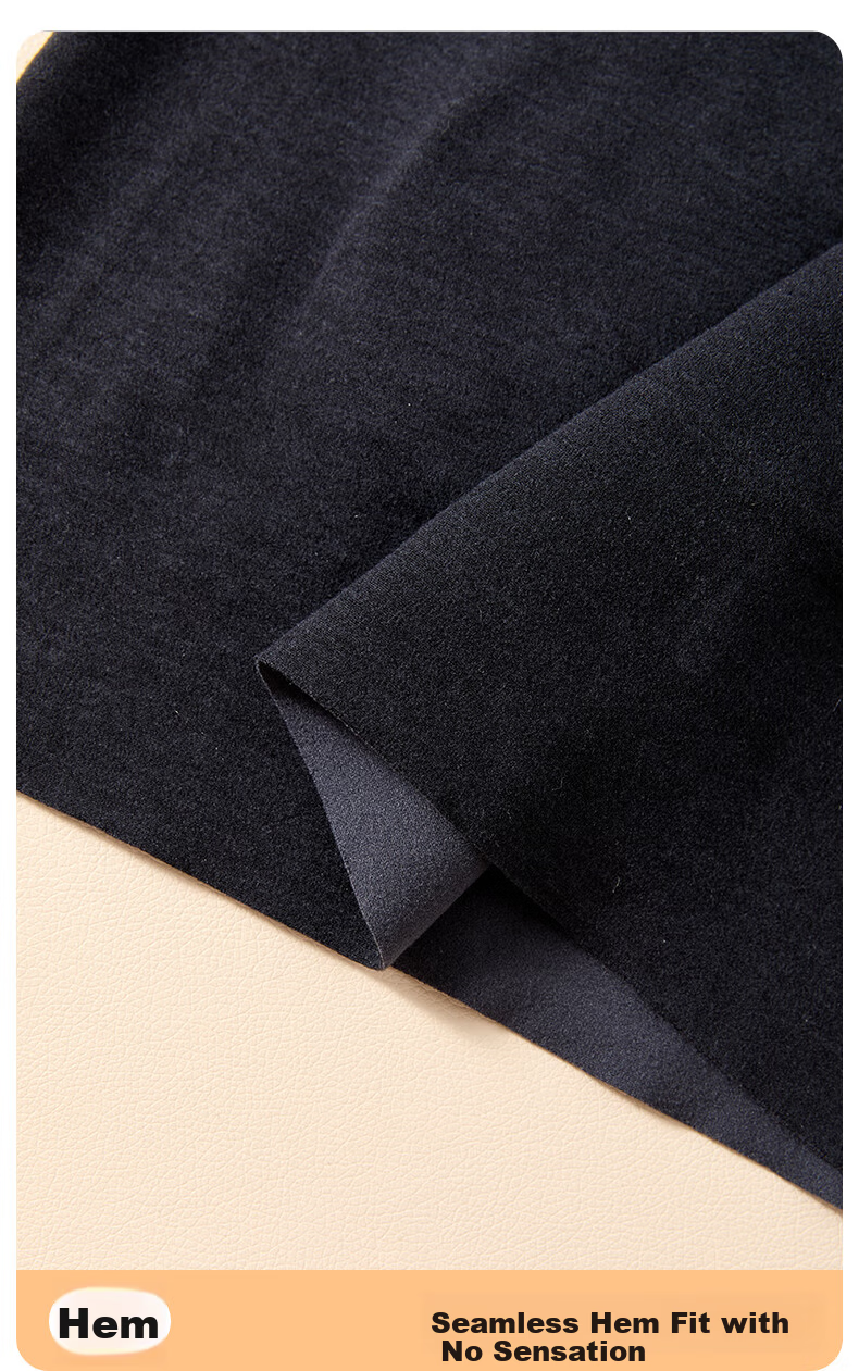 MiiOW Seamless Thermal Wool Waist Support Innerwear Fleece-Lined Thickened Vest Sleeveless Jacket Autumn Winter 9