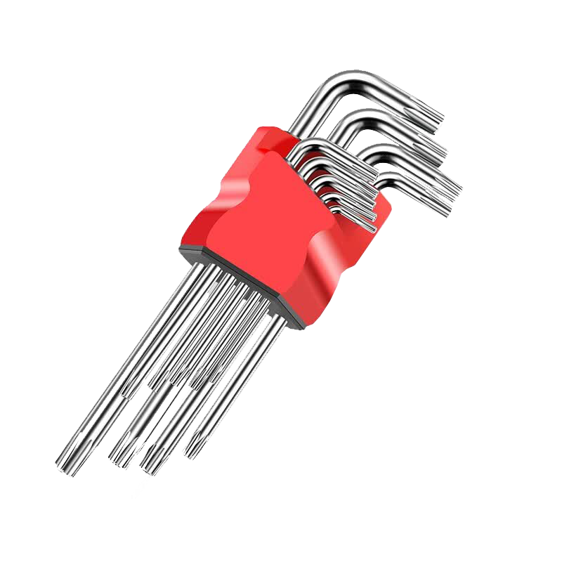 Oudis Hex Key Wrench Set Household Hexagon Star Screwdriver Universal Tool Set Extended 9-Piece Kit