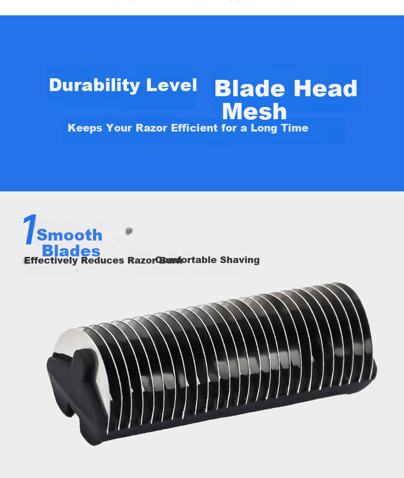 Dongnailun Replacement Foil for Braun Shaver 10B/20B, Compatible with Braun Series 1 and Z Series 170/180/190/190s-1/1715 Electric Razor Blades Accessories 2
