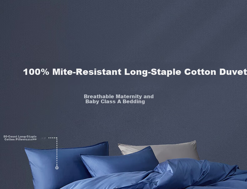 Mercury Home Textile Duvet Cover 80s Xinjiang Long-Staple Cotton Baby Grade A High-Density Mite-Resistant 100% Pure Cotton Quilt Protector 220x240cm 1
