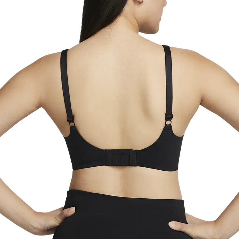 NIKE Women's AS W NK ALATE COVERAGE BRA Sports Bra DM0531-010, Black, Size S