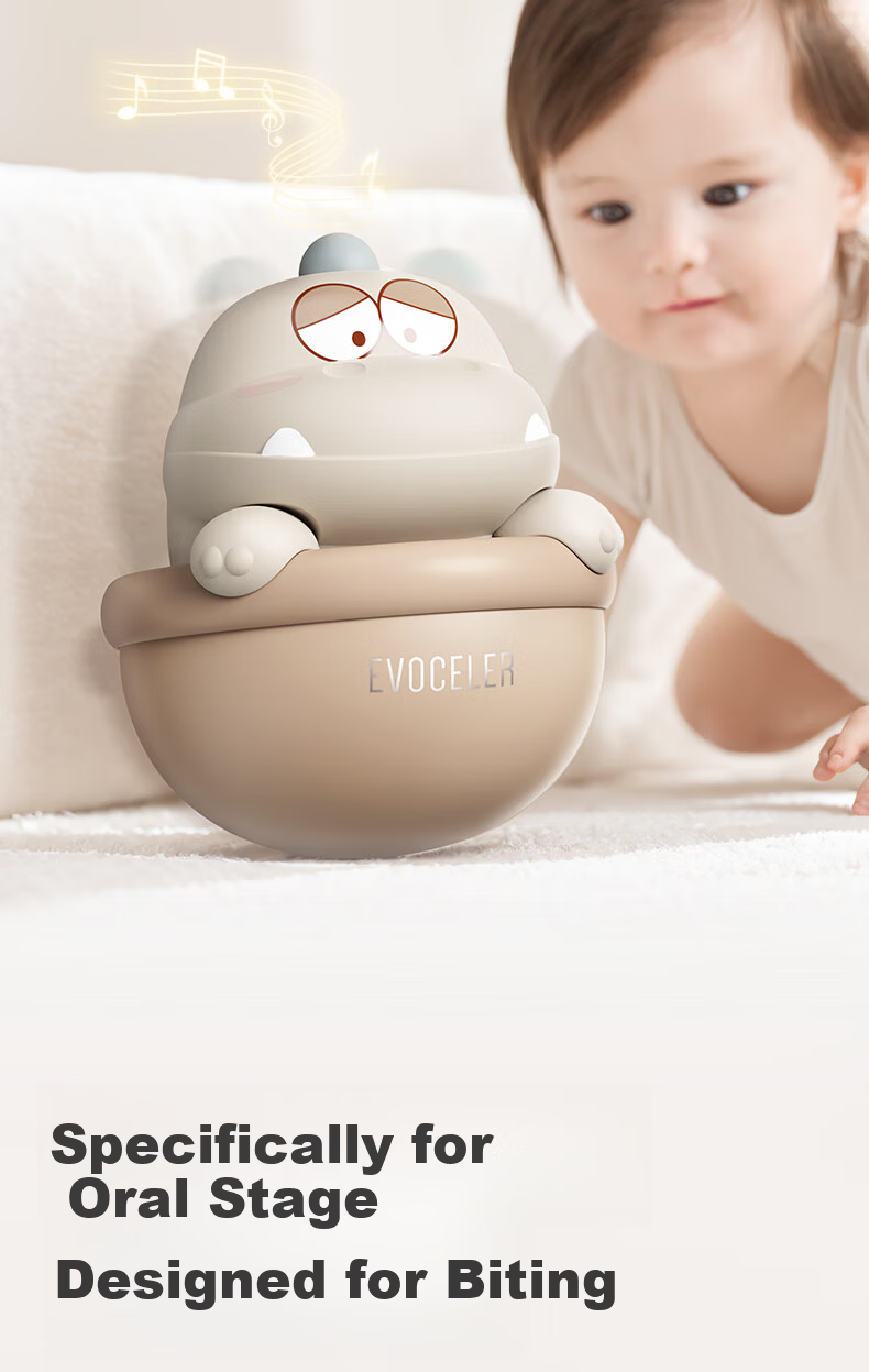 EVOCELER Hand Rattle Newborn Meeting Gift Baby Toy Gift Box 0-1 Year Old Early Education Gift Box Premium Gift 4