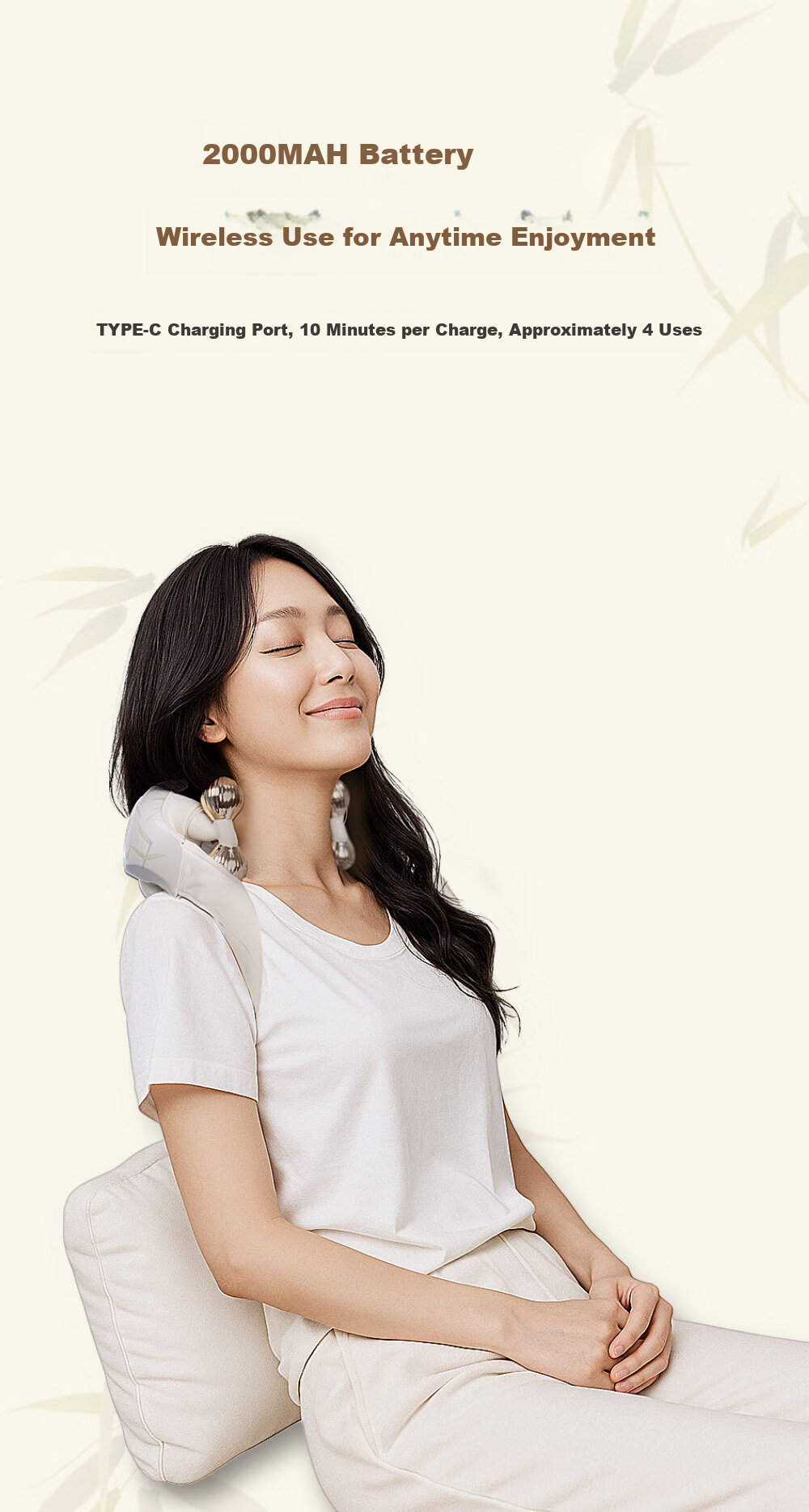 LUOLAI Health LUOLAI Bamboo Forest Listening to the Wind Rhomboid Shoulder and Neck Massager 11