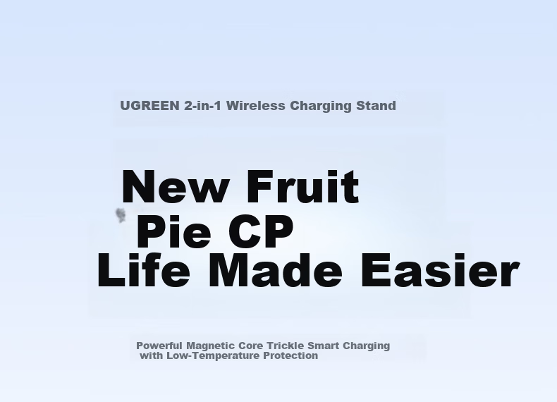 Ugreen 2-in-1 Magnetic Wireless Charger Stand MagSafe Compatible with Apple iPhone 17/16/15/14/13 Pro Max and 7.5W Wireless Earphones Charging 4