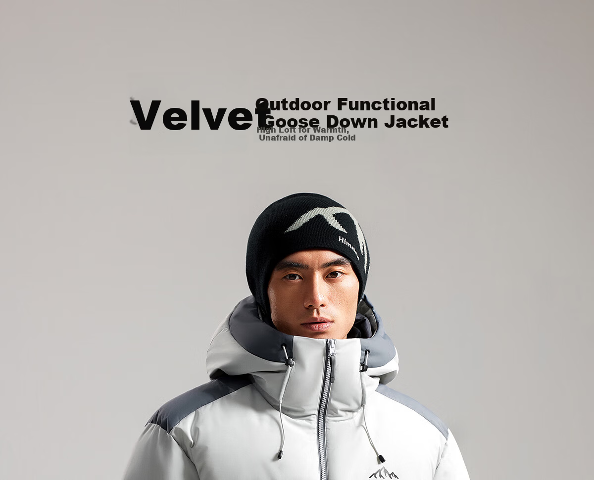 Himalaya Velvet Goose Down Jacket 800 Fill Power 95% Down -20°C High Mountain Climbing Outdoor Windproof Thermal Coat 1