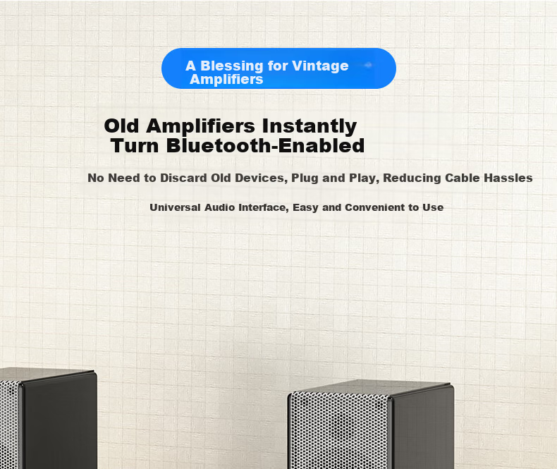 BIAZE Bluetooth Receiver 6.0 Adapter to USB Drive Speaker AUX for Vintage Amplifier Headphones Lossless Wireless Transmitter for Desktop Laptop TV Audio Module 17