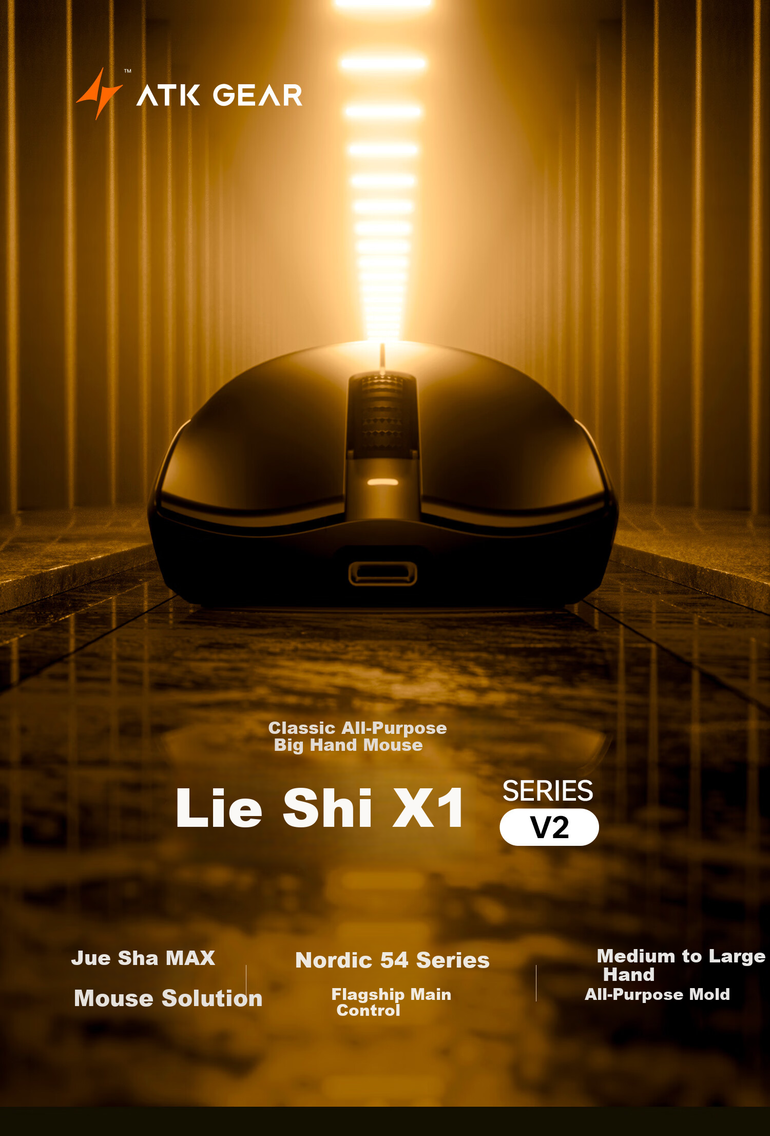 ATK LieKong X1V2 Wireless Mouse Tri-Mode Lightweight Ergonomic Gaming Office Mouse X1V2 ULTRAMAX 2.0 White 2