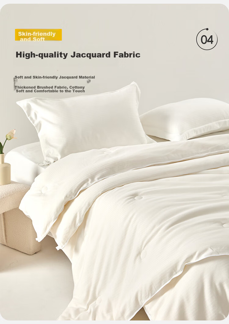Dohia Home Textile Dual-Layer 2-in-1 Thickened Soybean Quilt Winter Comforter 10.7 lbs 230x229cm 6