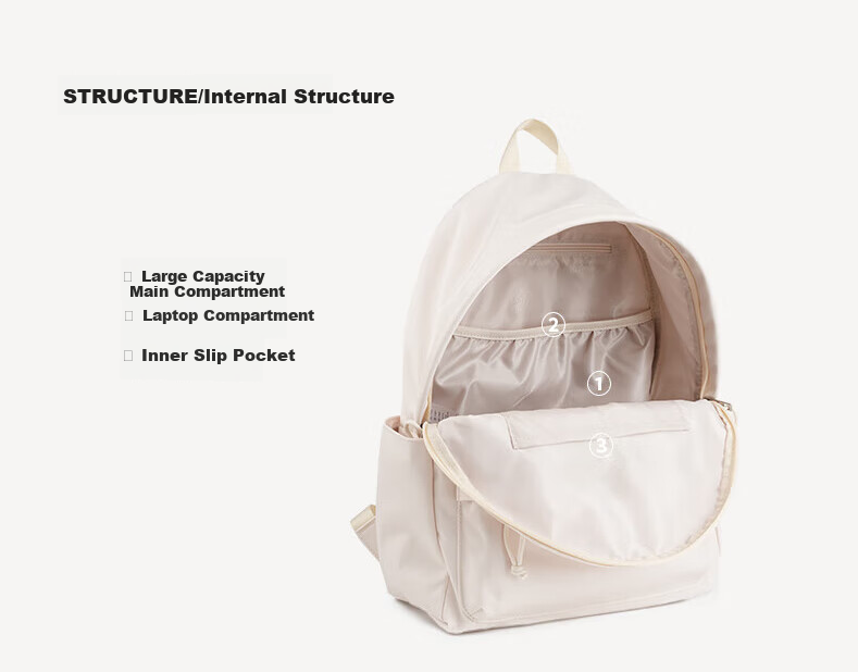 Dickies Large Capacity Backpack Travel Laptop Commuter Bag Fresh Style School Bag for College and High School Students Pink 7
