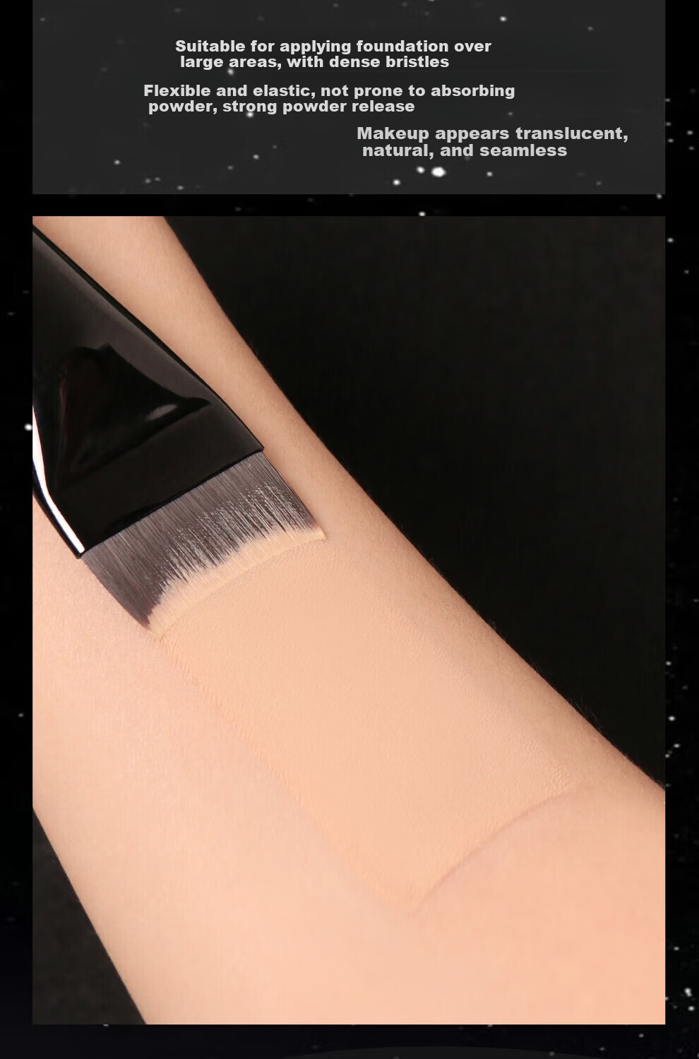 Painter D69 Curved Foundation Brush Ultra-Thin Wide Quick Makeup Streak-Free Beginner Makeup Brush 9