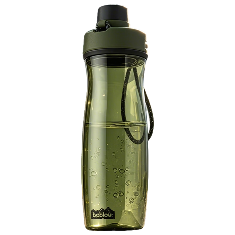 BABLOV Huaban Sen Tritan Water Bottle Sports Water Cup for Men and Children Non-Slip Design 670ml