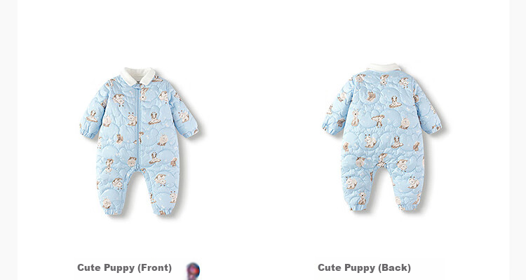 BALABALA Baby Winter Fleece Lined Thickened Romper Jumpsuit for Boys and Girls Toddler Infant Kids 19
