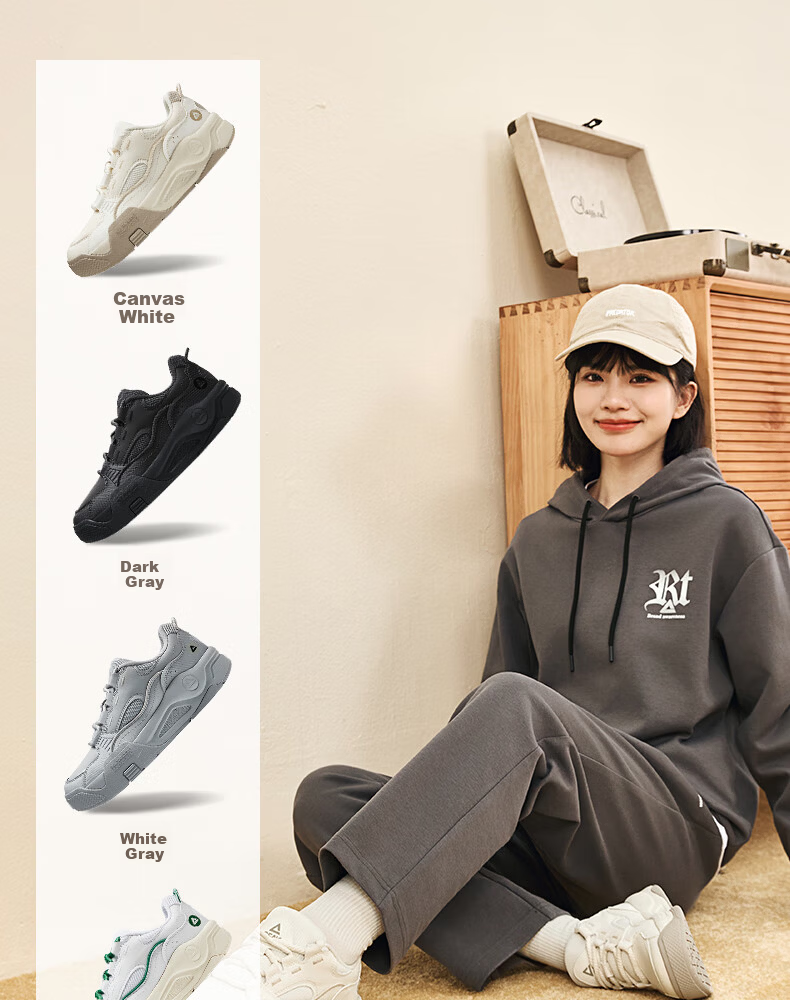PEAK Taiji Roaming Men's Summer Height-Increasing Thick-Soled Casual Lightweight Sports Shoes DB340257 12