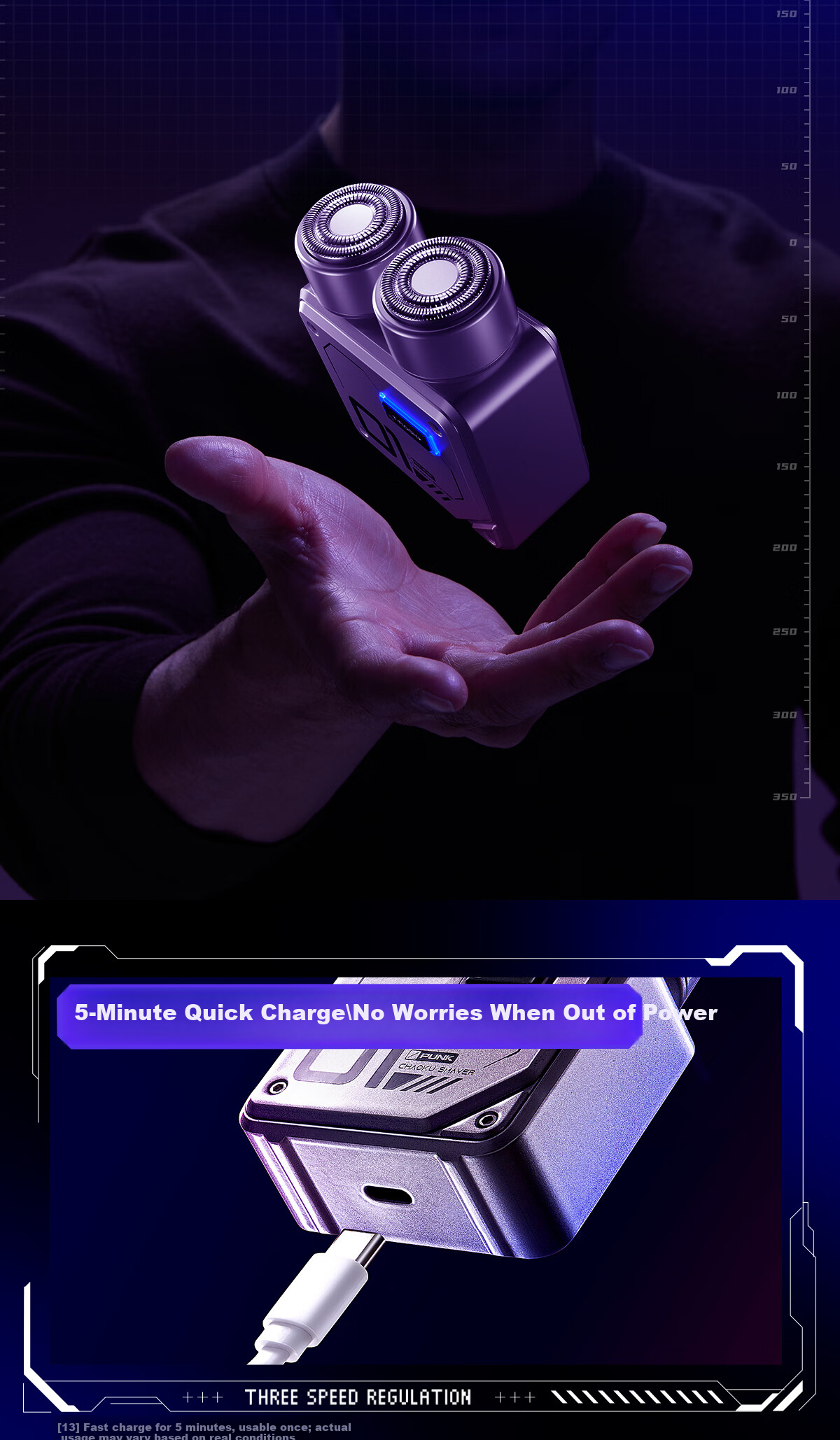 Tongshi Aiqi S9 High-Speed Dual-Head Alloy Body Portable Mini Men's Electric Shaver Birthday Anniversary Gift for Husband Boyfriend Custom Gift Box 19