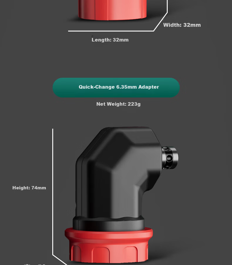 Greenlin 16.8V Brushless Cordless Drill 4-in-1 Multi-Function Lithium Battery Quick-Change Chuck Household Power Handheld Hammer Drill 16