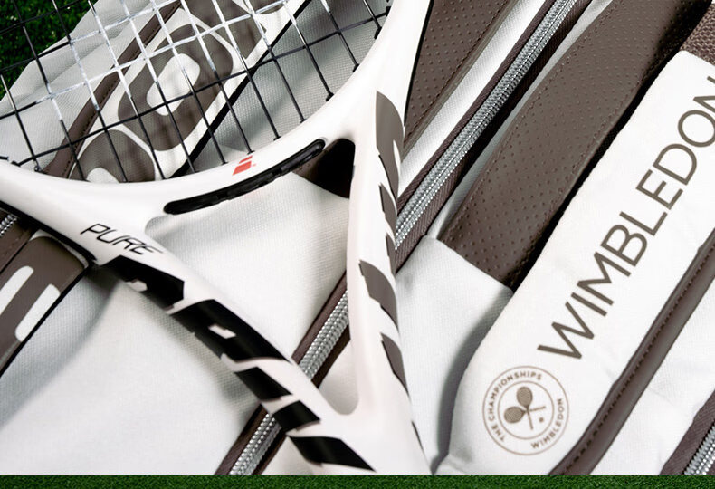 Babolat 2025 PD Li Na Wang Xinyu Adult Professional Full Carbon Tennis Racket with Pre-Strung Strings 14