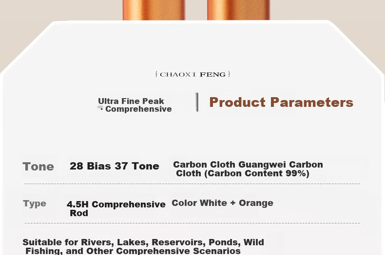GW 3.6m Ultra-Fine Tip Composite Fishing Rod Hand Rod 4.5H Ultra-Light Ultra-Hard Pole Fishing Gear 2