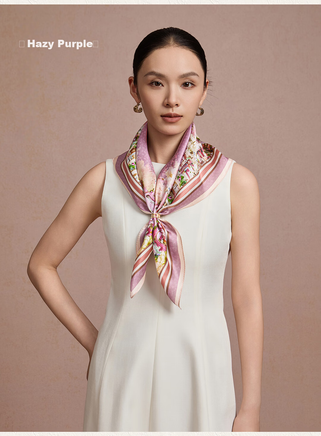 Shanghai Story 100% Mulberry Silk Twill Square Scarf Gift Box for Women, Mother's Day Birthday Gift, Mom Neck Scarf 8