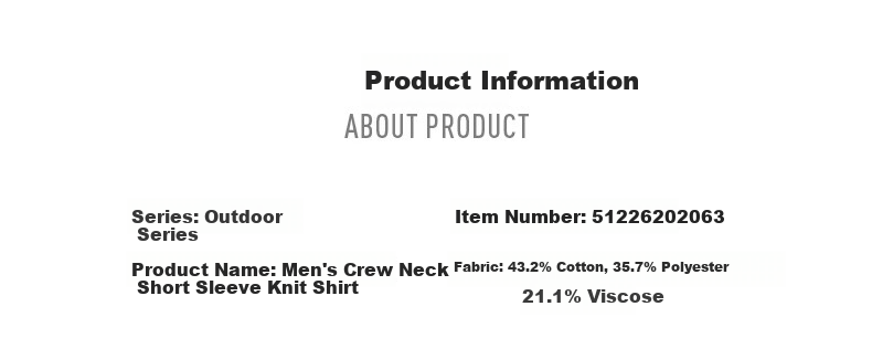 Erke Men's Crew Neck Short Sleeve Knit Shirt Summer Outdoor Antibacterial Sports T-Shirt Casual Loose Base Layer Top 18