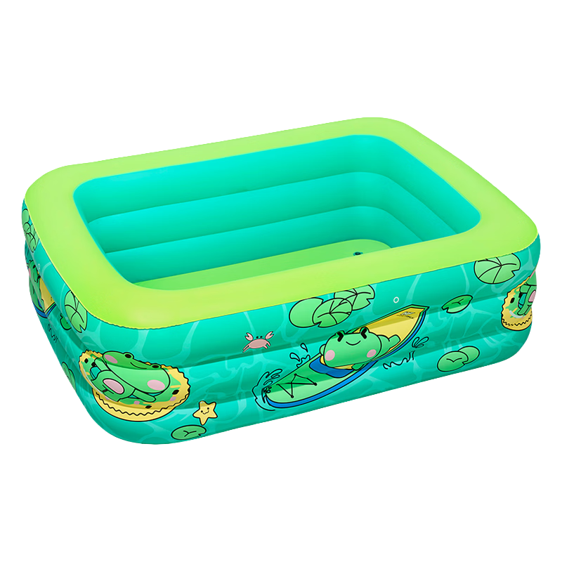 Bestway Kids Inflatable Swimming Pool Thickened Large Outdoor Home Swimming Pool Lotus Pond Roaming - 3.1m