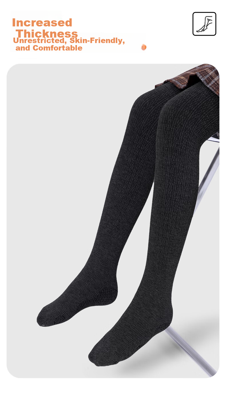 Barbie Children's Tights, Thin Spring And Autumn Style, Black, Girls' Leggings, Student Wear, Versatile Long Tube Socks 3