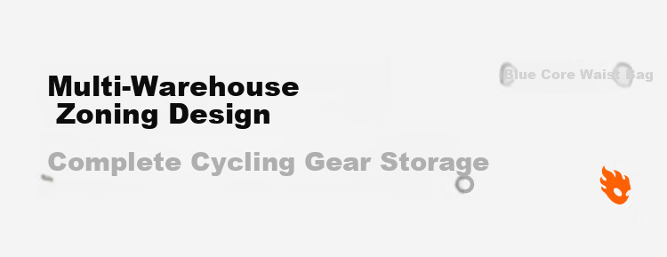 Alien Monster Blue Core Motorcycle Waist Bag Chest Bag Waterproof Riding Gear Protective Multifunctional Storage Bag Large Capacity Blue 5