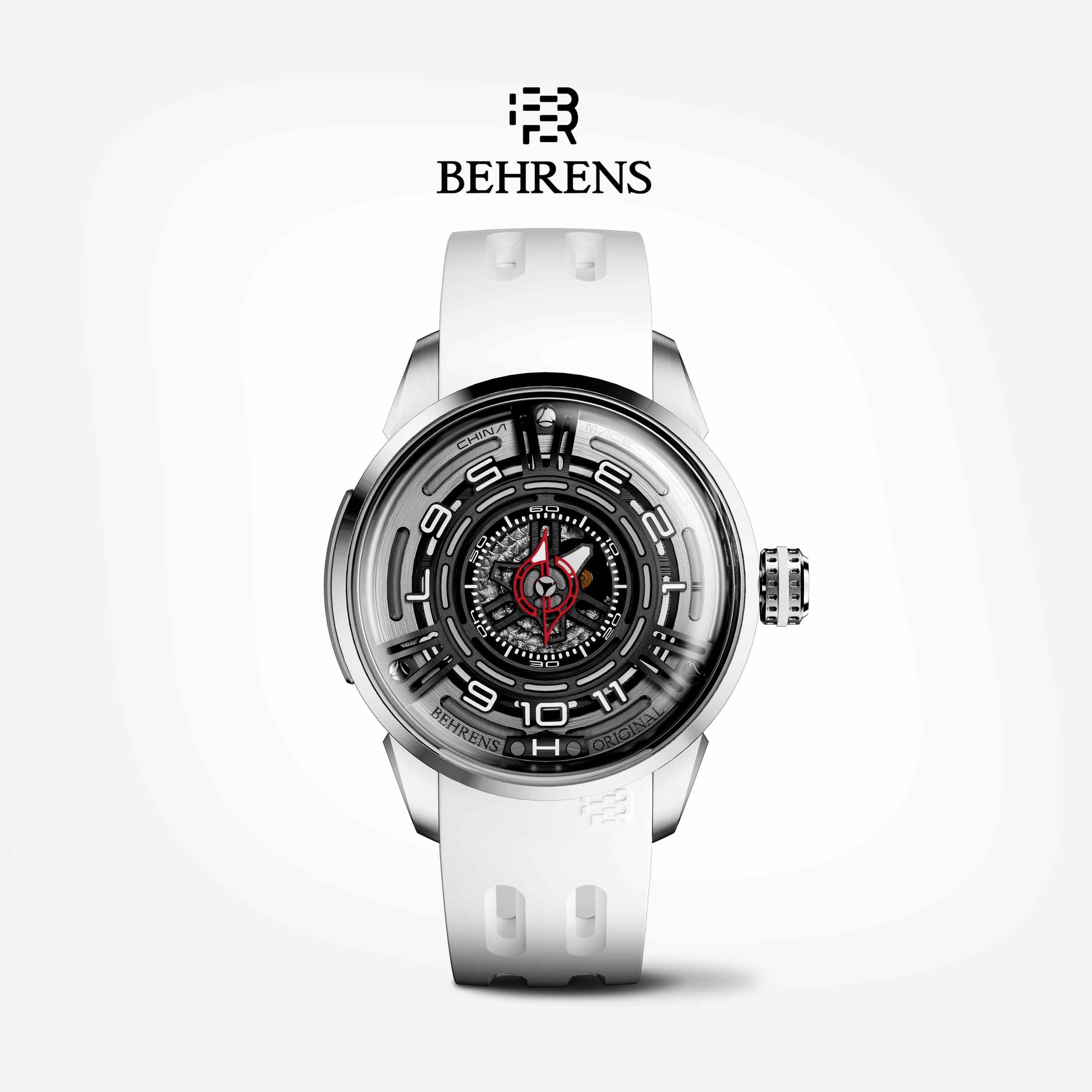 BEHRENS Limited Edition Mechanical Watch Starship II China Rocket Watch Unisex
