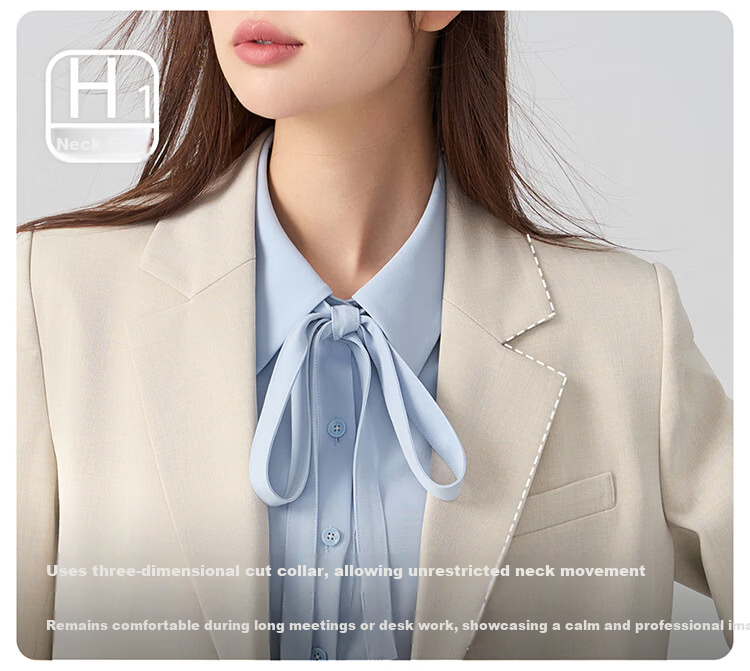 Miss Bird Gray Interview Blazer Women's Professional Commuter Lightweight Small Size Suit Jacket 8