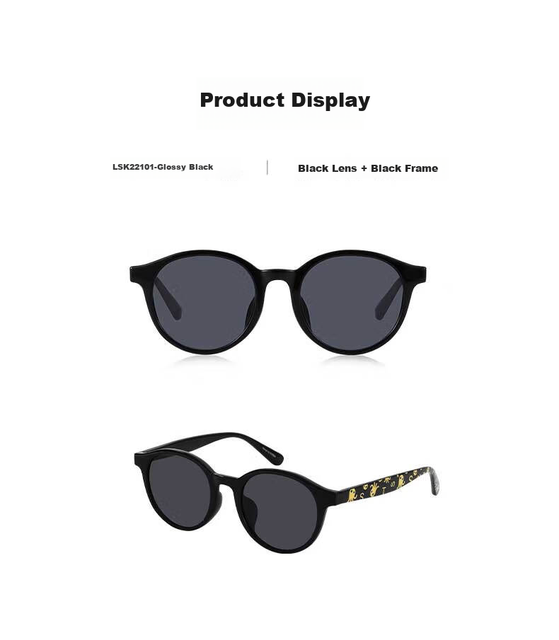 LOOK Kids Sunglasses New Cute Small Round and Square Lightweight TR UV Protection Sunglasses Back to School Christmas Gift for Friends 11