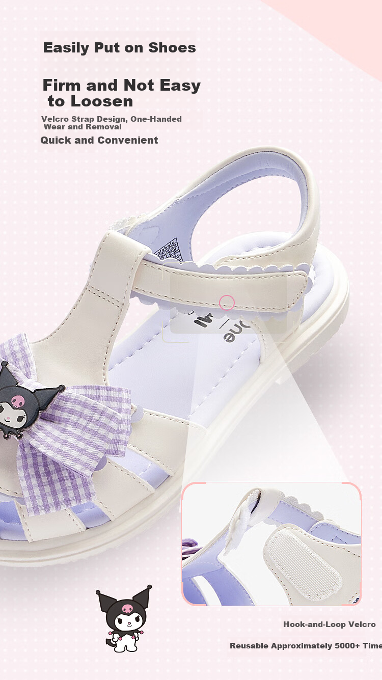 Balabala Sanrio balaOne Kids Sandals Girls 2026 Summer New Breathable Non-slip 6