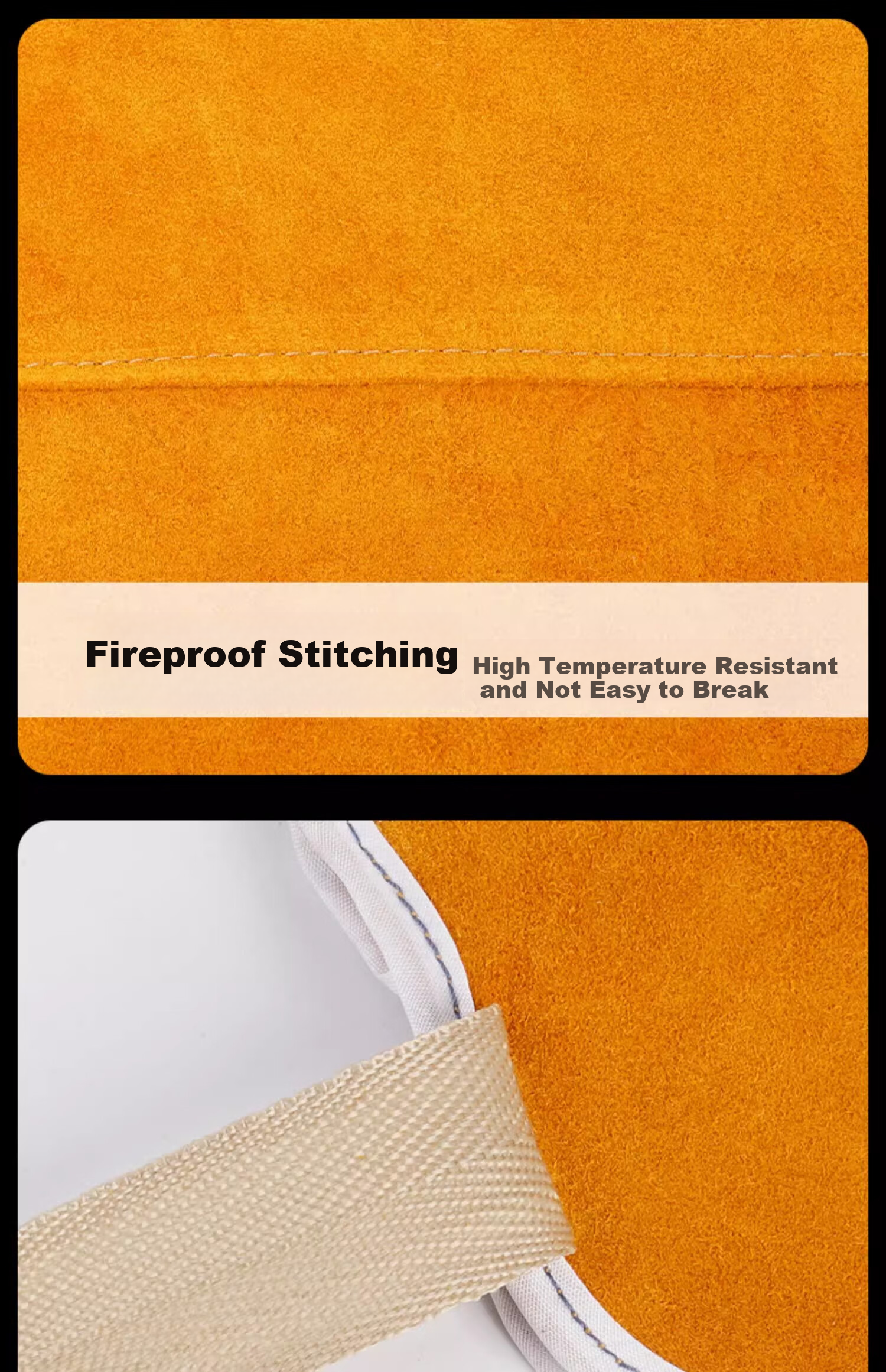 Minggu Leather Welding Fire-Resistant Foot And Leg Guards, Welder Foot Covers Protective Foot Covers Wear-Resistant Heat Insulation Anti-Spatter 10