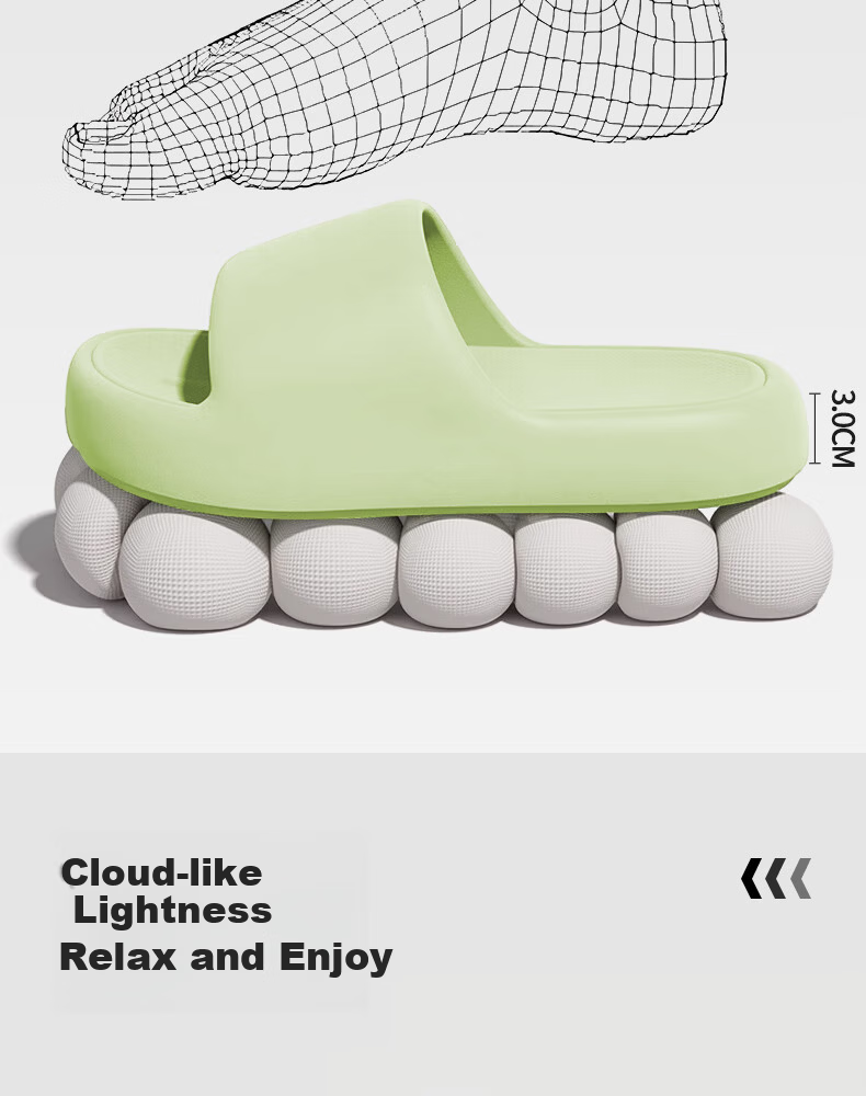 FOOTOPPO EVA Minimalist Summer Slippers for Men and Women Non-Slip Home Bathroom Sandals Comfortable Soft Sole Slippers 4