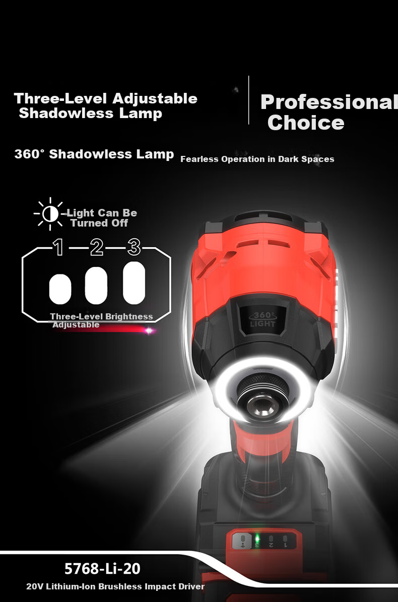 Devon 20V Impact Screwdriver 150Nm Electric Screwdriver Cordless Drill 5768 Single Battery Fast Charger 8