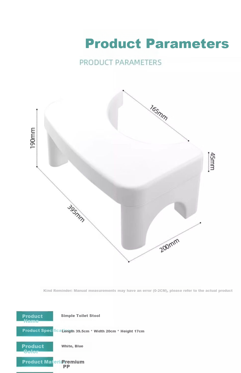 Youqin Toilet Stool Home Squat Aid Adult Children Footrest Toilet Seat Stool Pregnancy Footstep Stool 14