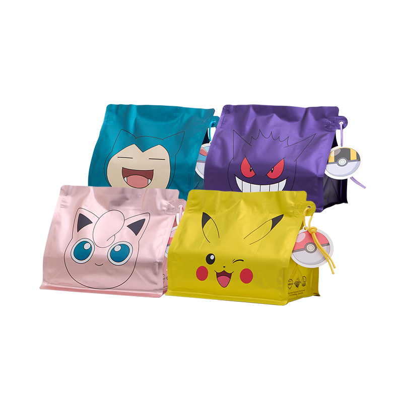 Ronghuxi Disposable Facial Cleansing Wipes Soft Towels Pokémon Collaboration Extra Large Thickened 58 Sheets/Pack 4 Packs