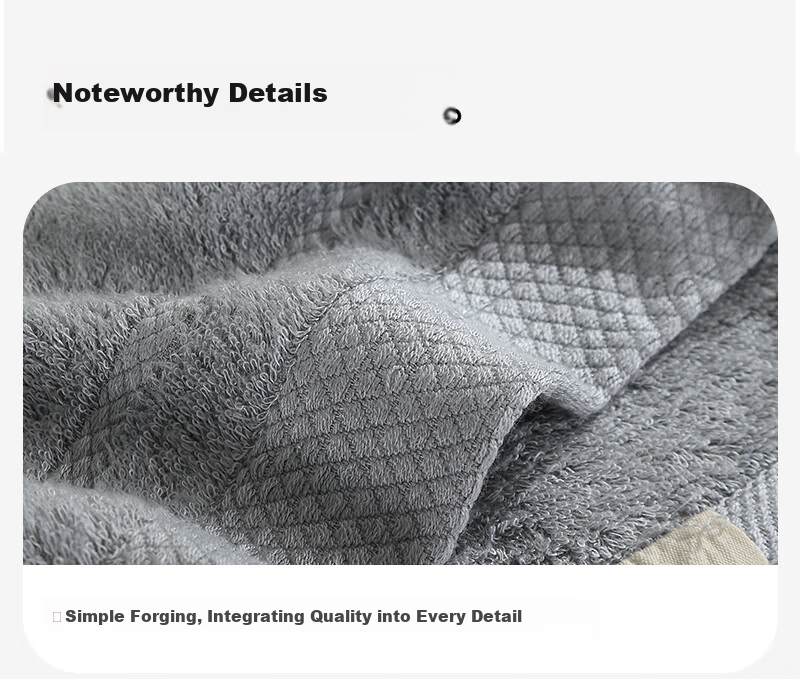 Bamboo 100 Antibacterial Pure Bamboo Fiber Towels, 4 Thickened Adult Absorbent Face and Hair Drying Towels, 34*76cm 9